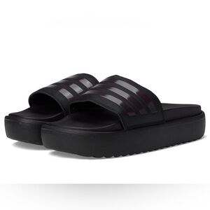 Adidas Women’s Adilette Platform Sportswear Slide Sandal size 11